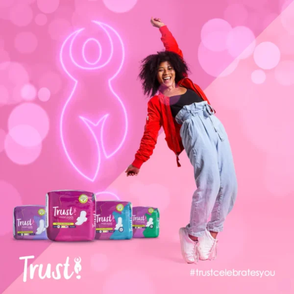 Trust Maxi Regular Soft Cotton Sanitary Pads - 8 Pack - Image 7