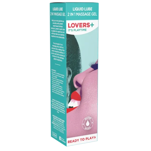 LOVERS+ 2-in-1 Massage Gel - Liquid Lubricant