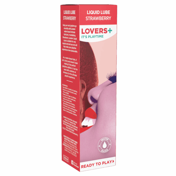 LOVERS+ Liquid Lubricant - Strawberry Scented