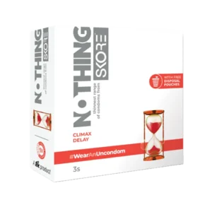 Skore Nothing Climax Delay Condoms - 3 Pack
