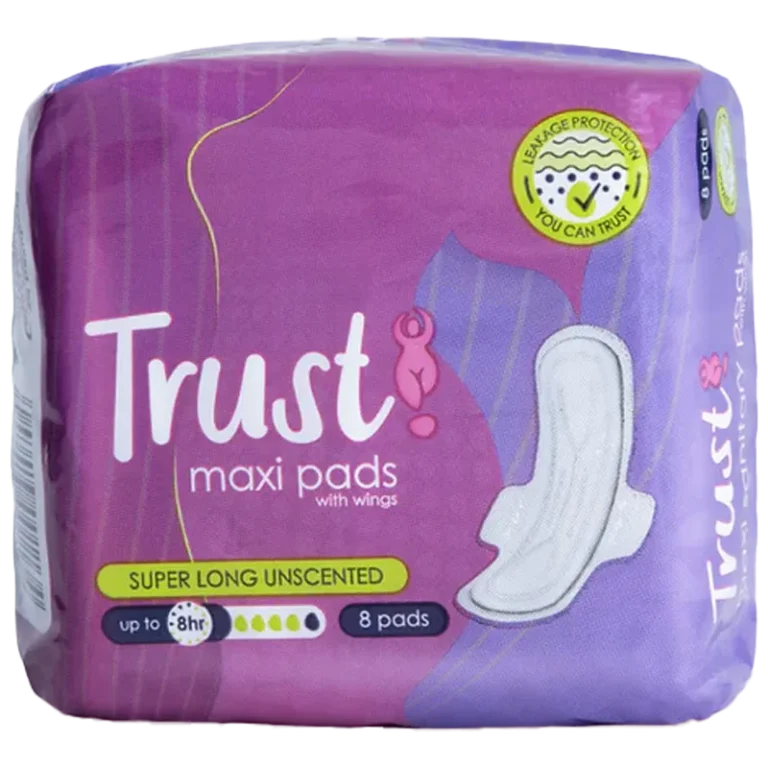 Trust maxi pads super long unscented