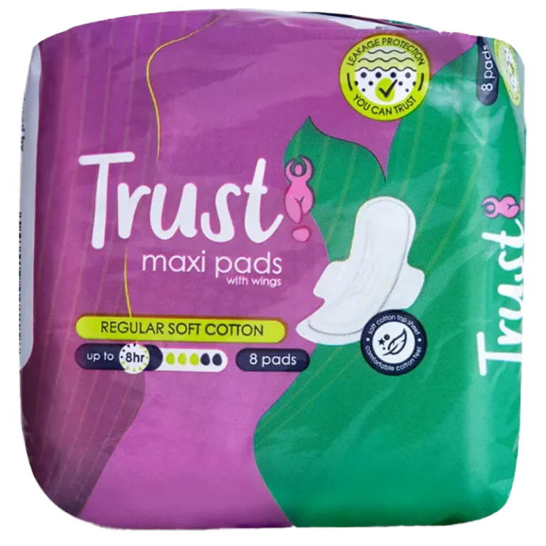 Trust maxi pads regular soft cotton