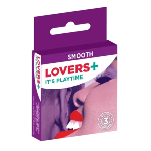 Lovers+ Smooth Condoms - 3 Pack